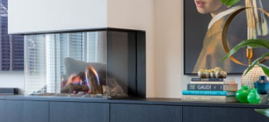 TV meubel met gashaard