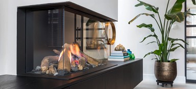 TV meubel met gashaard