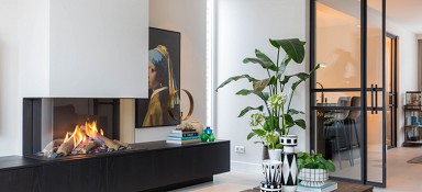 TV meubel met gashaard